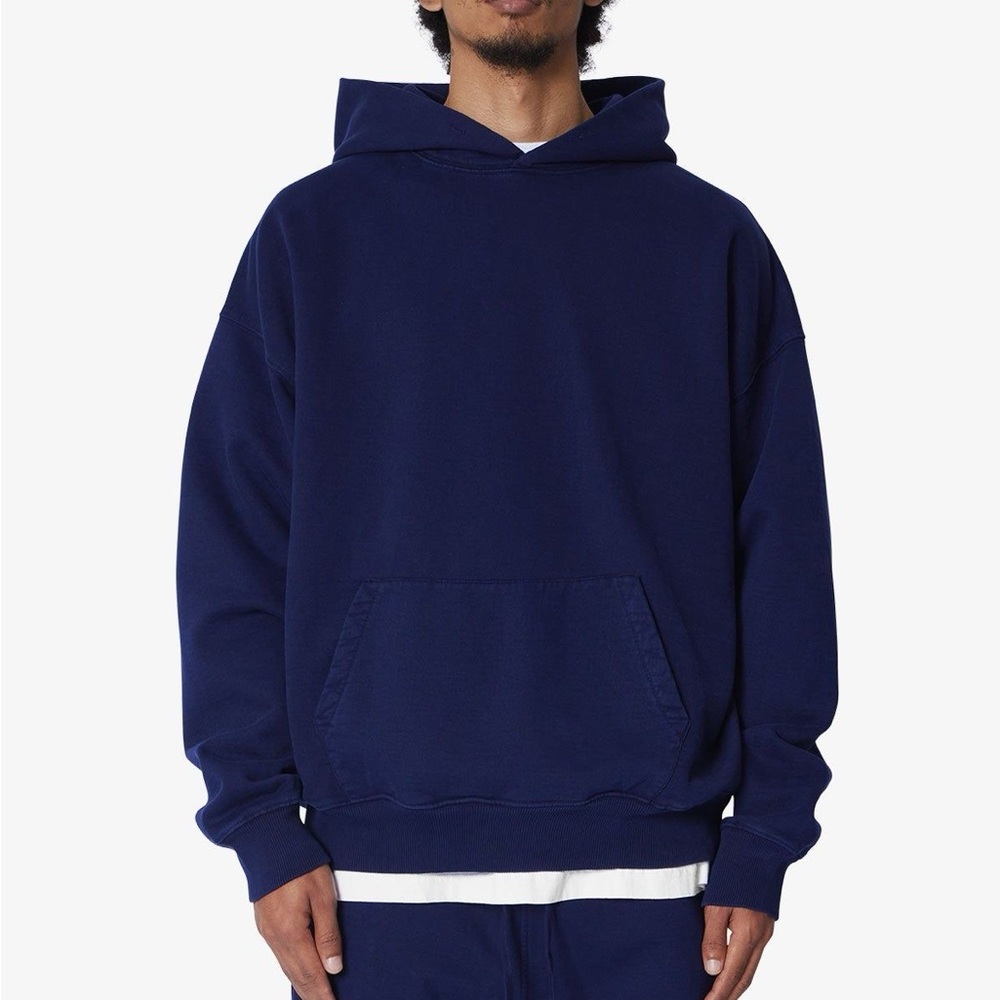 Men’s Navy blue cotton Hoodie